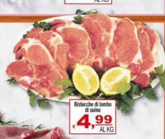 Gros Bistecche di maiale offerta