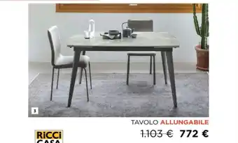 TAVOLO ALLUNGABILE