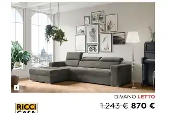 DIVANO LETTO