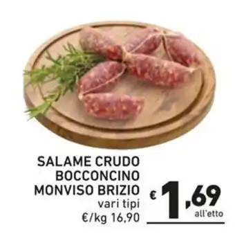 Ok Market SALAME CRUDO BOCCONCINO MONVISO BRIZIO vari tipi offerta