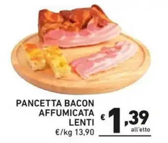 Ok Market PANCETTA BACON AFFUMICATA LENTI offerta