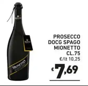 Ok Market PROSECCO DOCG SPAGO MIONETTO CL.75 offerta