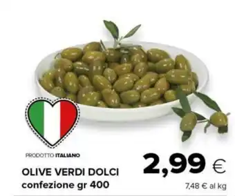 Tigre OLIVE VERDI DOLCI confezione gr 400 offerta