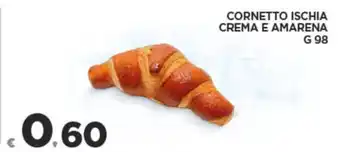 Deco Supermercati CORNETTO ISCHIA CREMA E AMARENA G 98 offerta