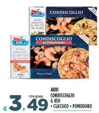 Deco Supermercati ARBI CONDISCOGLIO G 450 offerta