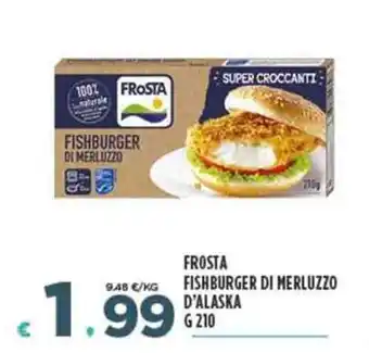 Deco Supermercati FROSTA FISHBURGER DI MERLUZZO D'ALASKA G 210 offerta