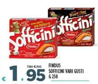 Deco Supermercati FINDUS SOFFICINI VARI GUSTI G 250 offerta