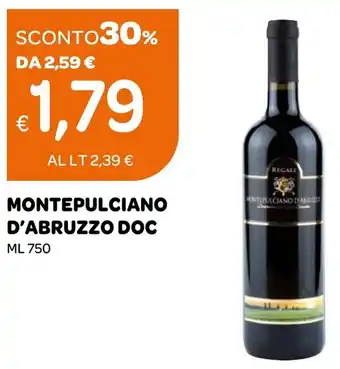 Ekom MONTEPULCIANO D'ABRUZZO DOC ML 750 offerta