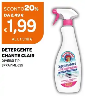 Ekom DETERGENTE CHANTE CLAIR DIVERSI TIPI SPRAY ML 625 offerta