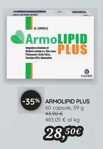 Coop ARMOLIPID PLUS 60 capsule, 59 g offerta