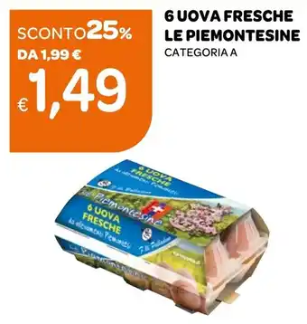 Ekom 6 UOVA FRESCHE LE PIEMONTESINE CATEGORIA A offerta