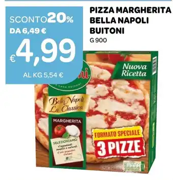 Ekom PIZZA MARGHERITA BELLA NAPOLI BUITONI G 900 offerta