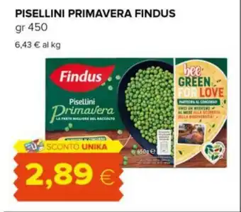 Tigre PISELLINI PRIMAVERA FINDUS gr 450 offerta