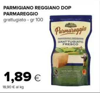 Tigre PARMIGIANO REGGIANO DOP PARMAREGGIO grattugiato - gr 100 offerta