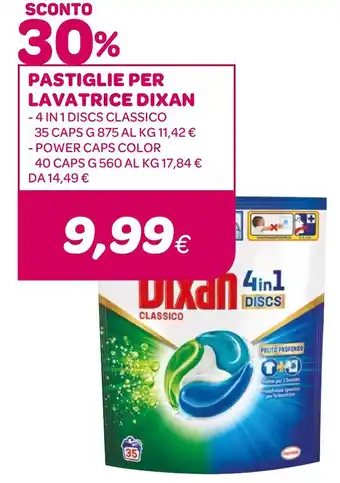 Ekom PASTIGLIE PER LAVATRICE DIXAN offerta