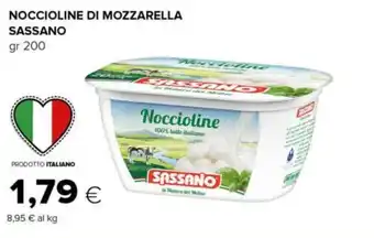 Tigre NOCCIOLINE DI MOZZARELLA SASSANO gr 200 offerta