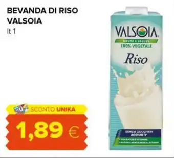 Tigre BEVANDA DI RISO VALSOIA It 1 offerta