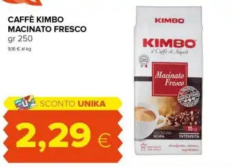 Tigre CAFFÈ KIMBO MACINATO FRESCO gr 250 offerta
