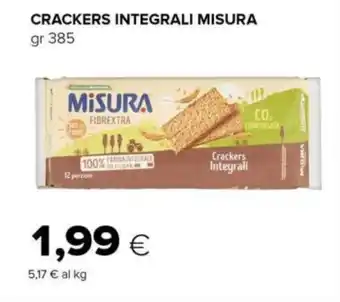 Tigre CRACKERS INTEGRALI MISURA gr 385 offerta