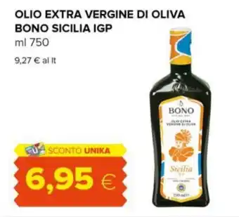 Tigre OLIO EXTRA VERGINE DI OLIVA BONO SICILIA IGP ml 750 offerta