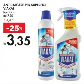 Bennet ANTICALCARE PER SUPERFICI VIAKAL tipi vari, ml 720 offerta