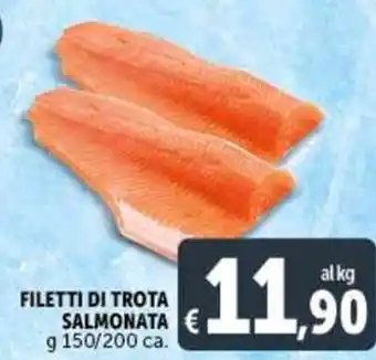Deco Supermercati FILETTI DI TROTA SALMONATA g 150/200 ca. offerta