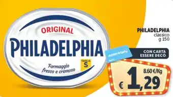 Deco Supermercati PHILADELPHIA classico offerta