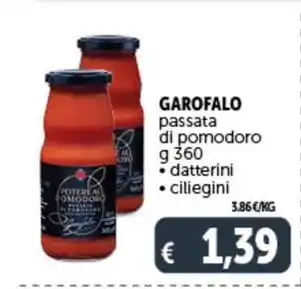 Deco Supermercati GAROFALO passata di pomodoro g 360 offerta