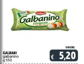 Deco Supermercati GALBANI galbanino offerta