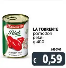 Deco Supermercati LA TORRENTE pomodori pelati g 400 offerta