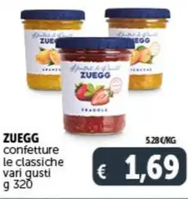 Deco Supermercati ZUEGG confetture le classiche vari gusti g 320 offerta