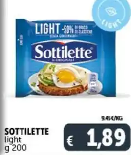Deco Supermercati SOTTILETTE light g 200 offerta