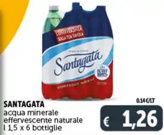 Deco Supermercati SANTAGATA acqua minerale offerta