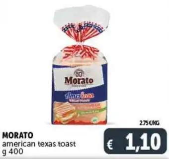 Deco Supermercati MORATO american texas toast g 400 offerta