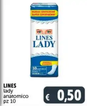 Deco Supermercati LINES lady anatomico pz 10 offerta