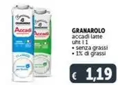 Gourmet Déco GRANAROLO accadi latte uht l 1 offerta
