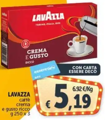 Gourmet Déco LAVAZZA caffè crema e gusto ricco offerta