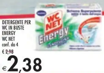 Bennet DETERGENTE PER WC IN BUSTE ENERGY WC NET conf. da 4 offerta