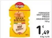Spazio Conad FORMAGGIO GRATTUGIATO FRESCO GRAN BIRAGHI offerta