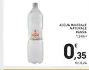 Spazio Conad ACQUA MINERALE NATURALE PANNA 1,5 litri offerta