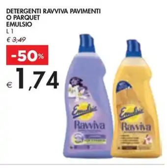 Bennet DETERGENTI RAVVIVA PAVIMENTI O PARQUET EMULSIO L 1 offerta