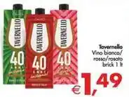 Gourmet Déco Tavernello Vino bianco/ rosso/rosato brick 1 It offerta
