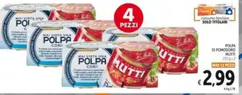 Spazio Conad POLPA DI POMODORO MUTTI 210 gx 2 offerta