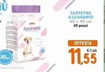 Pet Store Conad TAPPETINI ASSORBIPIÙ 00 x 90 cm offerta
