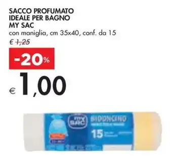 SACCO PROFUMATO IDEALE PER BAGNO MY SAC