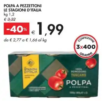 Bennet POLPA A PEZZETTONI LE STAGIONI D'ITALIA kg 1,2 offerta