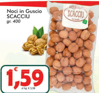 Paghi Poco Scacciu Noci in Guscio 400 gr offerta