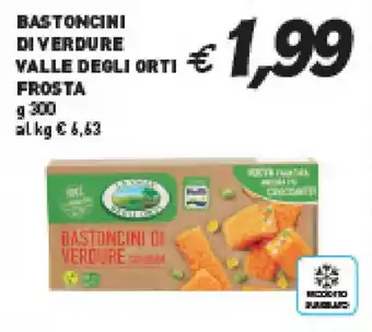 Coal BASTONCINI DI VERDURE VALLE DEGLI ORTI FROSTA g 300 offerta