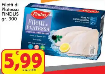 Paghi Poco Findus Filetti di Platessa 300 gr offerta