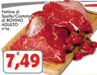 Paghi Poco Di Bovino Adulto Fettine di Spalla/Costata offerta